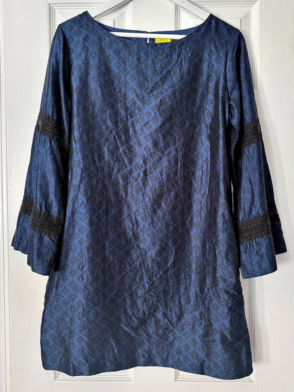 Roller Rabbit Silk Beaded Dress